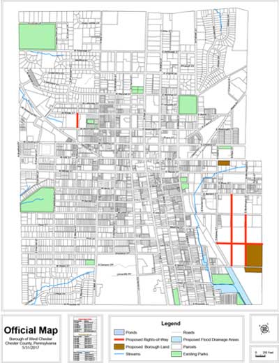 West Chester Official Map